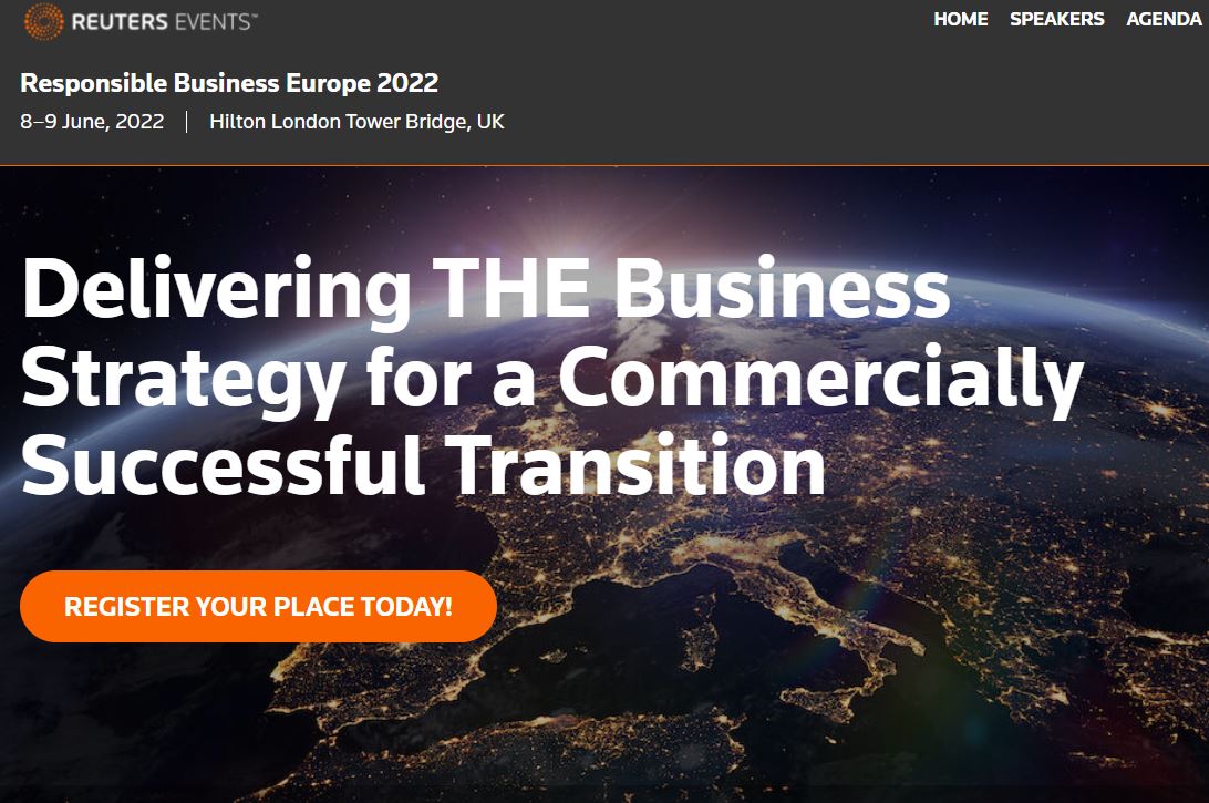 Reuters Event: Responsible Business Europe 2022