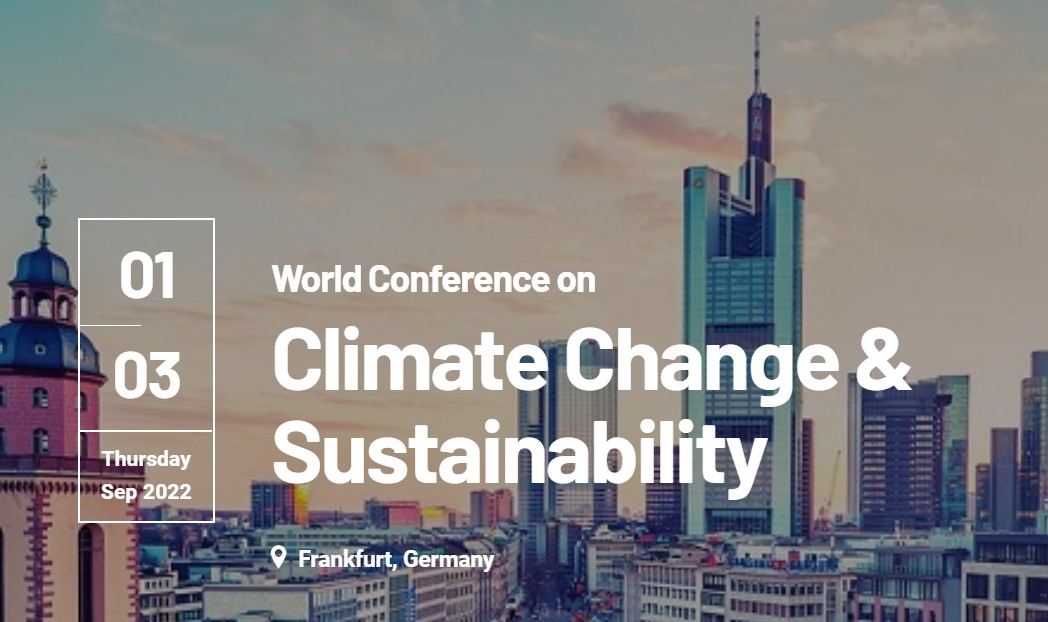World conference on climate change and sustainability