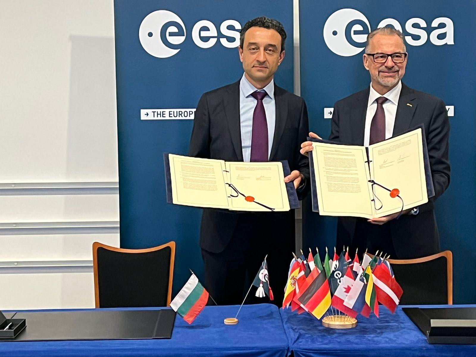 Bulgarian companies will be able to participate in European projects with application in space industry