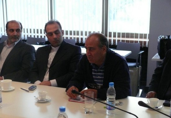 Iranian business delegation on a visit in BIA